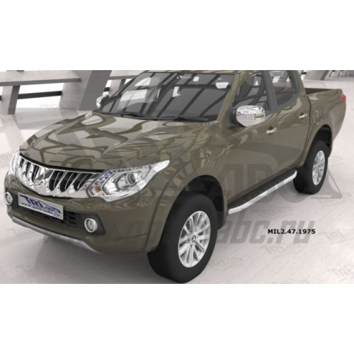 Пороги для Mitsubishi l200 2017